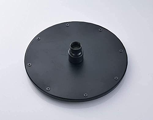 SUNESA Duschsystem Schwarz – Wandmontage mit 2-Wege-Ventil, Handbrause & 10/16-Zoll-Deckenhalterung, modernes Bad-Set